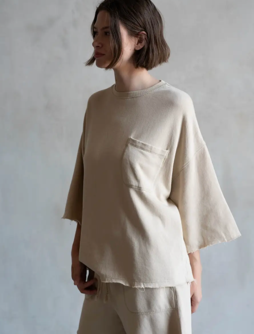 Oversized Short Sleeve Crew
