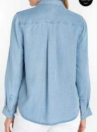 Denim Shirt with Pockets