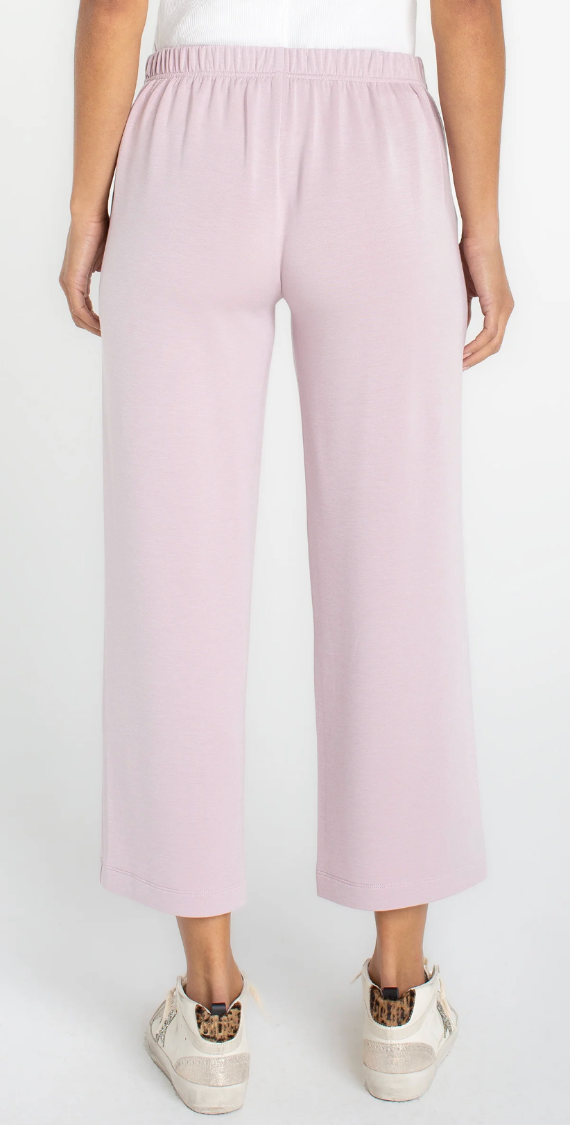 Wide Leg Butter Crop