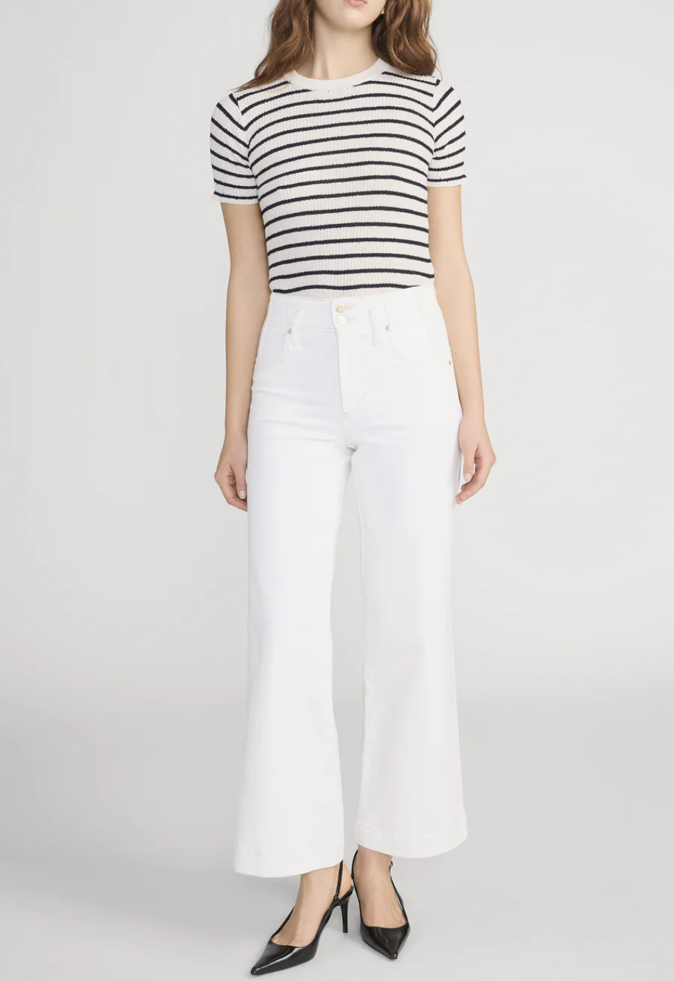 The Seamed Wide Trouser Crop
