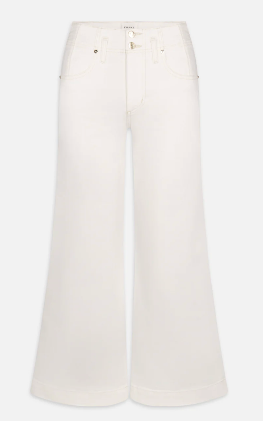 The Seamed Wide Trouser Crop