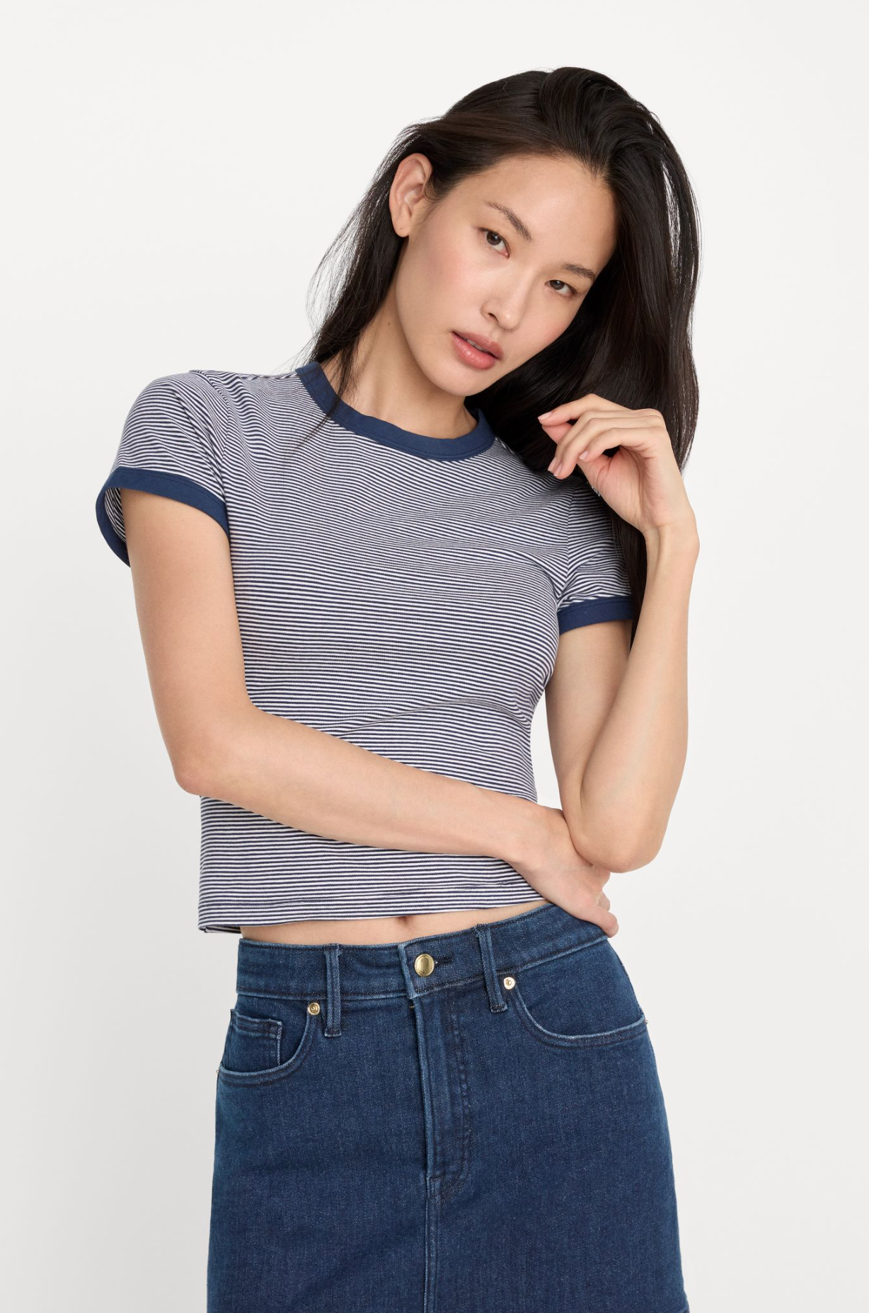 Super Stretch Baby Ringer Tee