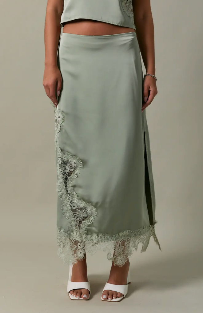 Lace Detail Midi