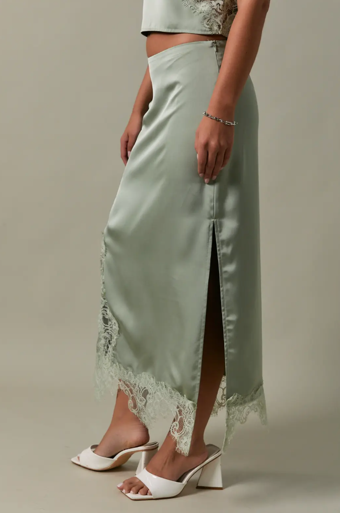 Lace Detail Midi