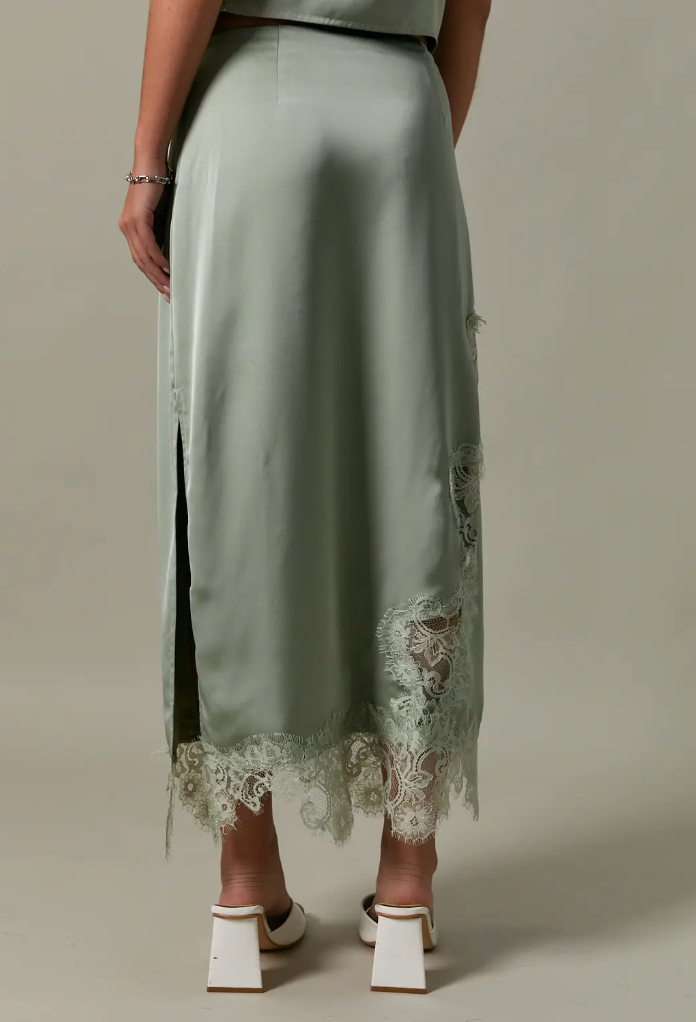 Lace Detail Midi