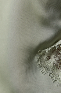 Silk Lace Detail Top