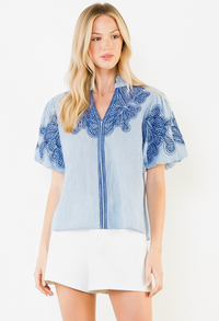 Azure Bloom Top