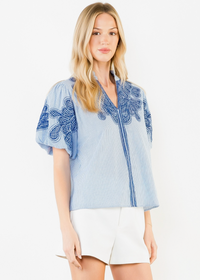 Azure Bloom Top