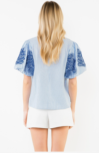 Azure Bloom Top