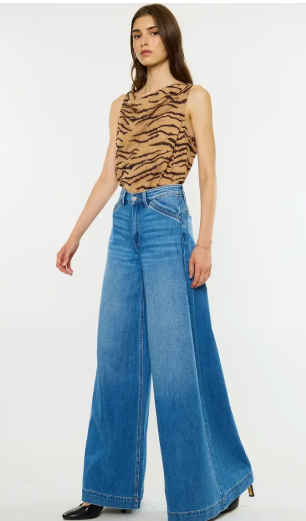 Drape High Rise Jean
