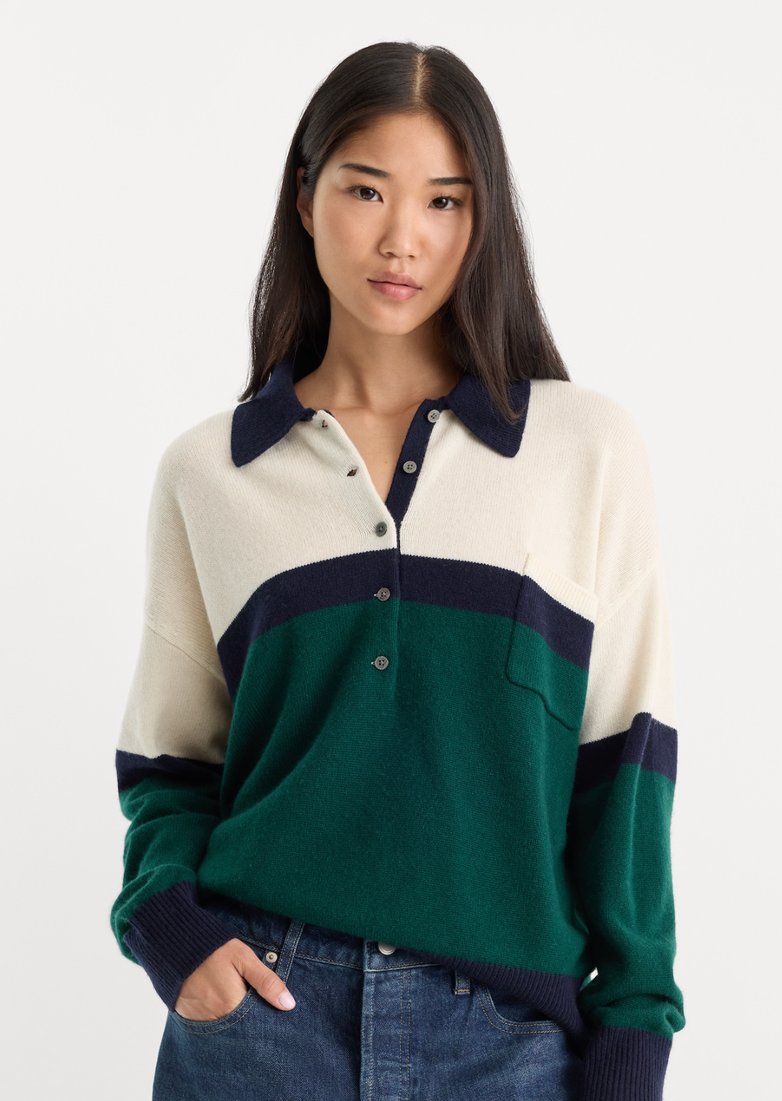 The Oversized Rugby Sweater