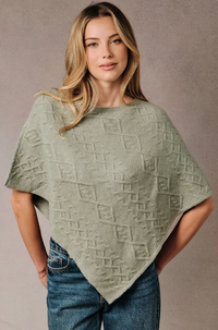 Spring Leaves Poncho
