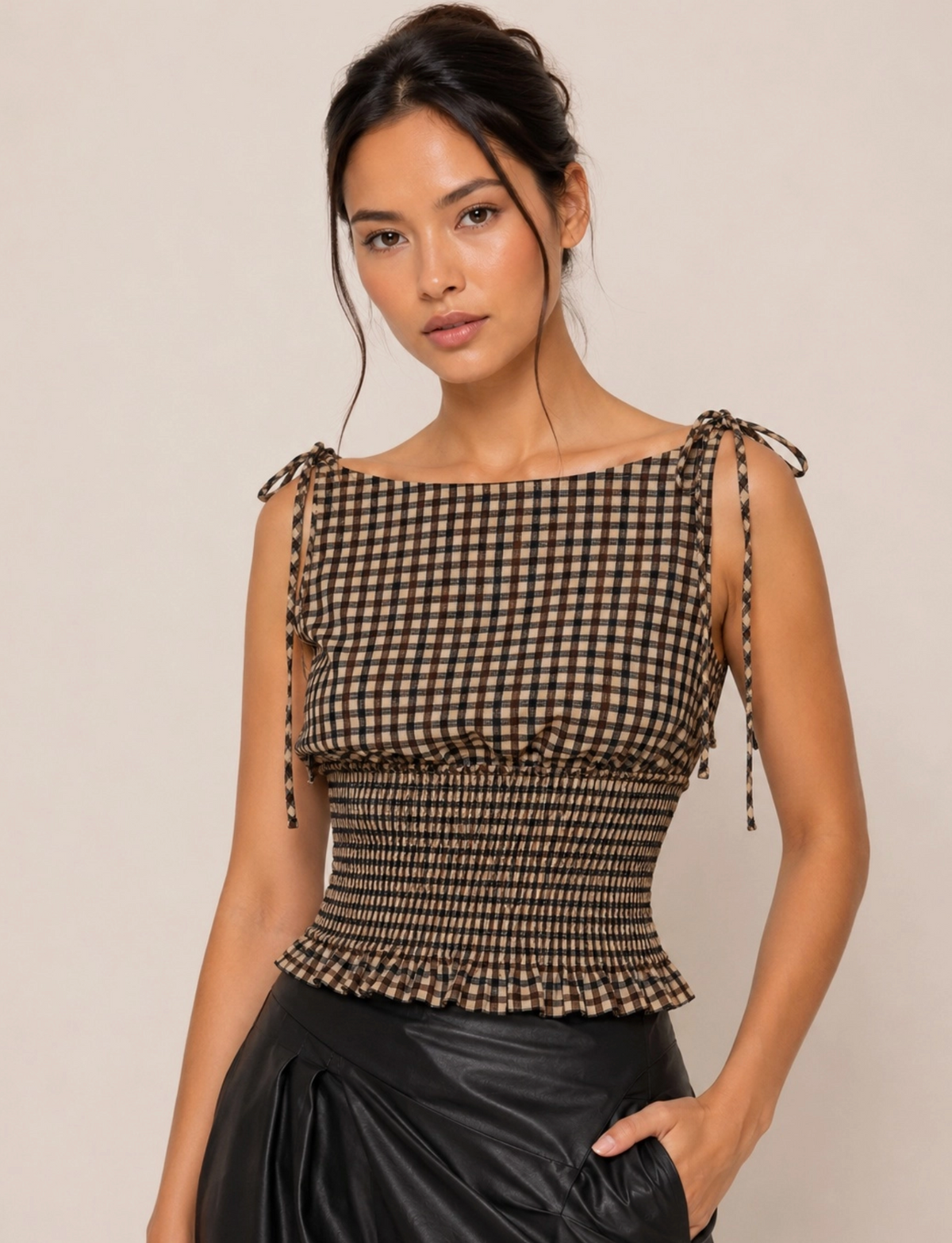 Plaid and Pretty Top
