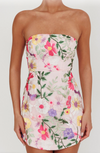 Floral Embellished Mini Dress