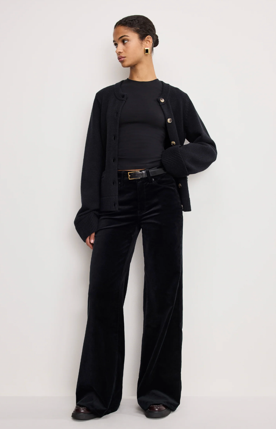 Good American- Good Waist Palazzo Jeans
