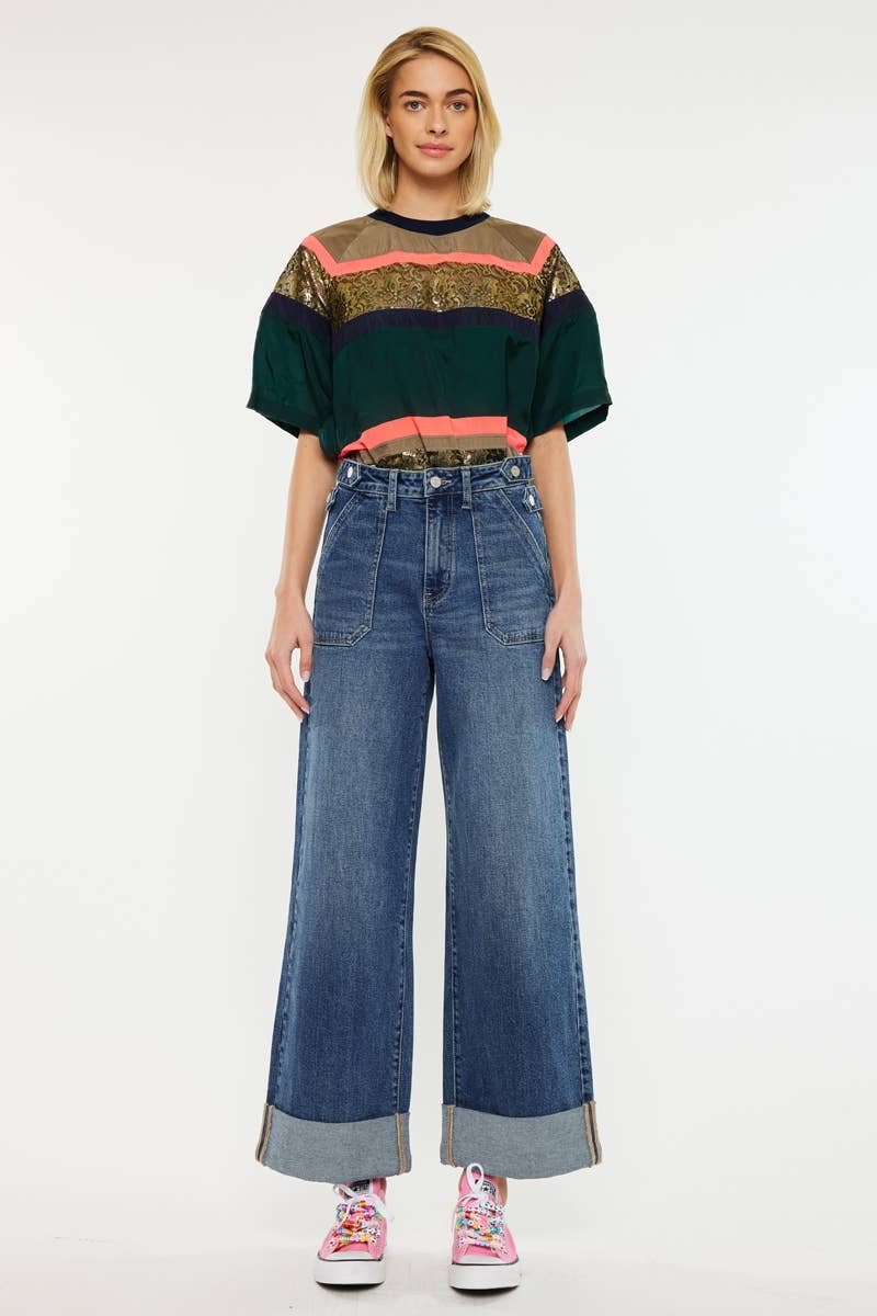 Ultra High Rie 90’S Wide Leg Trousers