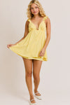 Ruffle Sleeve Baby Doll Dress