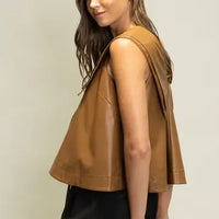 Lace Collar Top