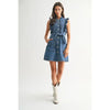 Stylish Denim Button-Down Dress