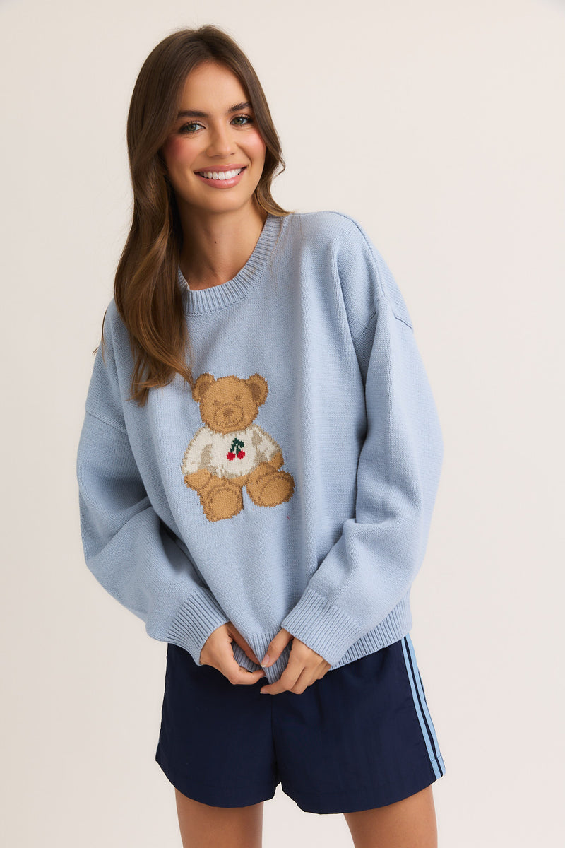 Cherry Teddy Sweater