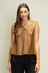 Lace Collar Top