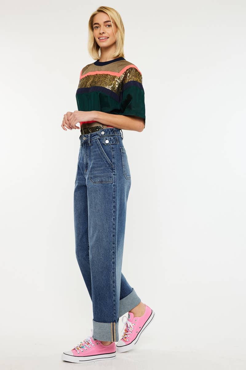 Ultra High Rie 90’S Wide Leg Trousers