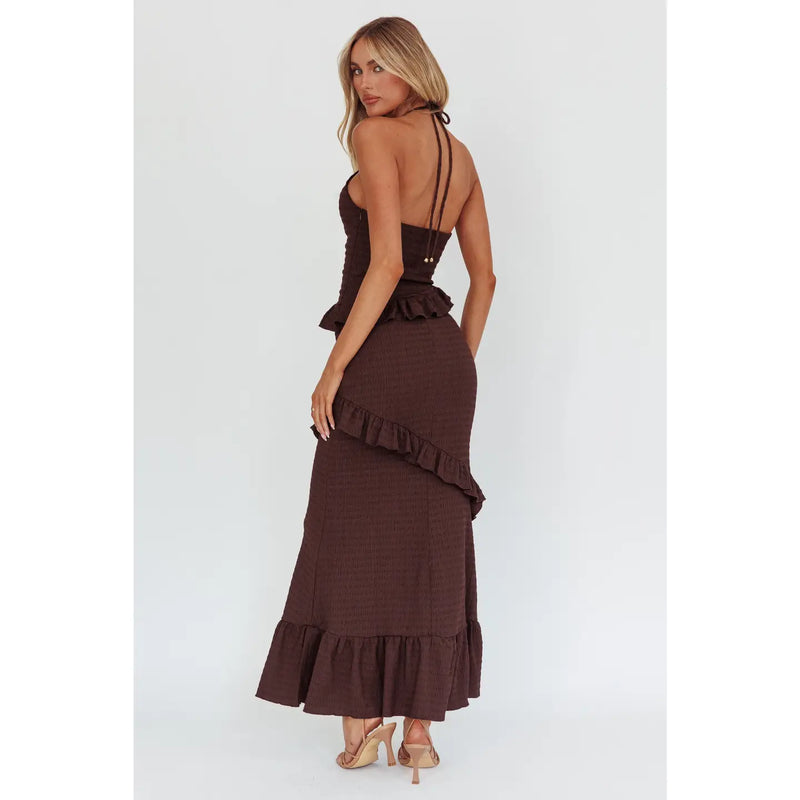 Crinkle Maxi Dress