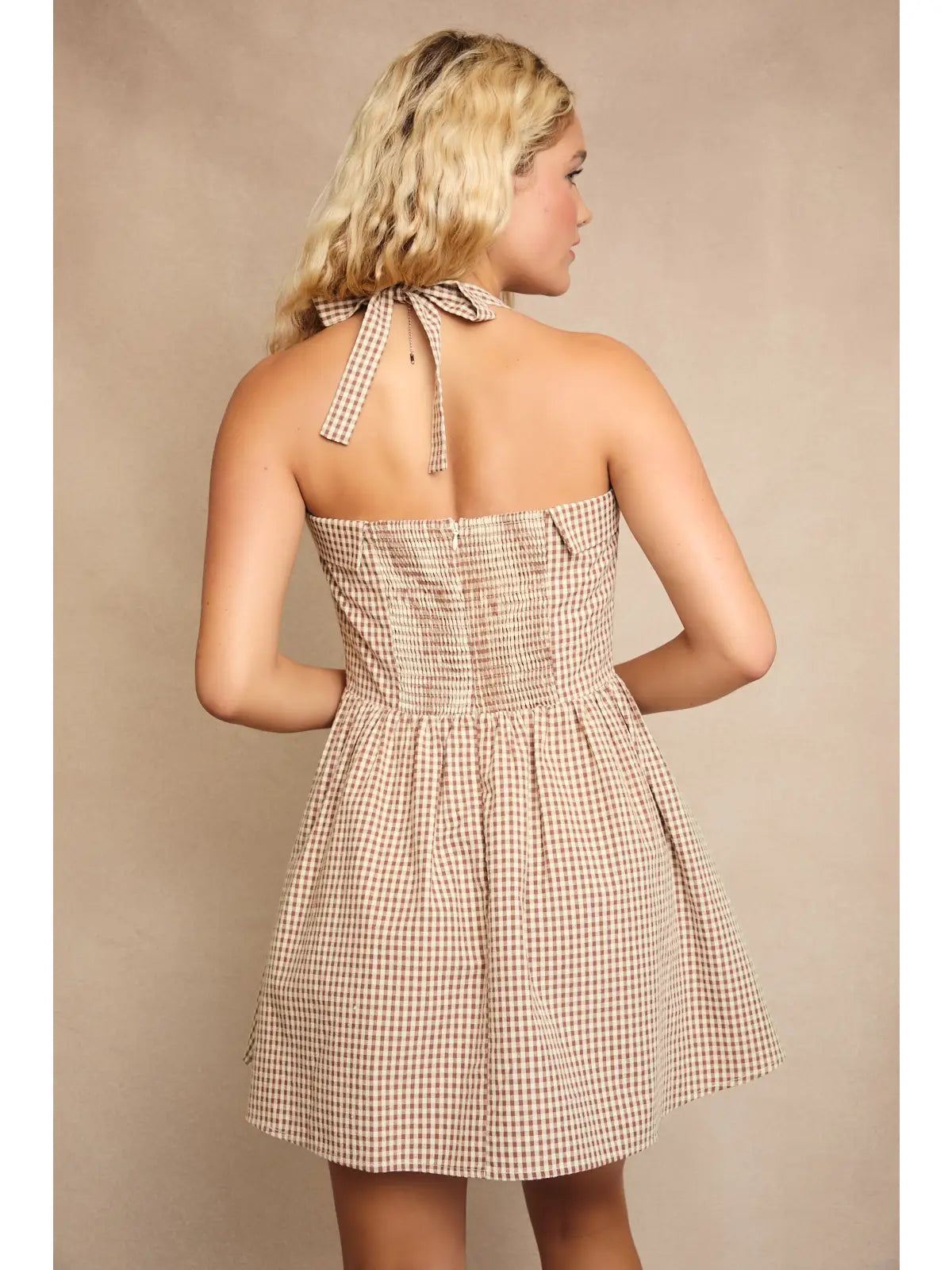 Checkered Mini Dress