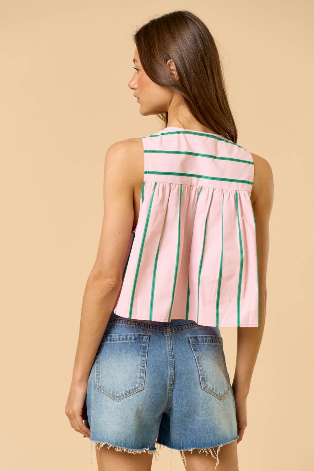 Watermelon Striped Top