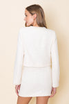 Pearl Trim Crop Jacket
