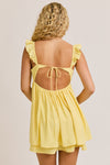Ruffle Sleeve Baby Doll Dress