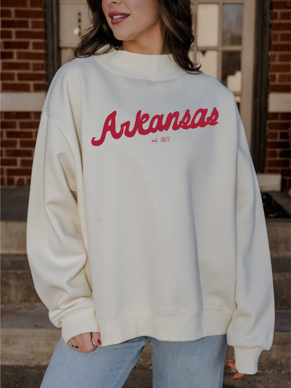 Arkansas Razorbacks Mock Neck