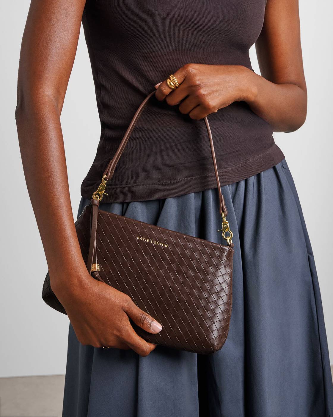 The Chocolate Woven Bag