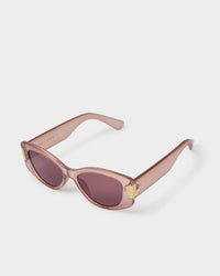 Remini Sunglasses Pink Transparent