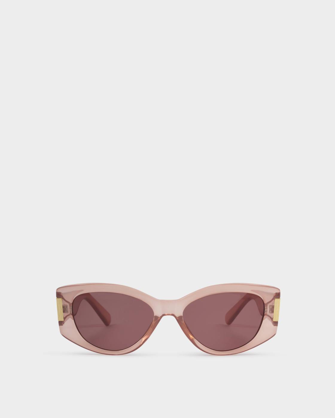 Remini Sunglasses Pink Transparent