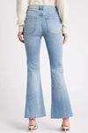 Le Easy Flare Raw Hem Jeans
