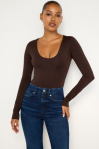 Scuba Scoop Neck Long Sleeve