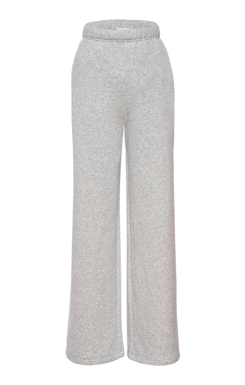 Brushed Fleece Wide Leg Sweatpants