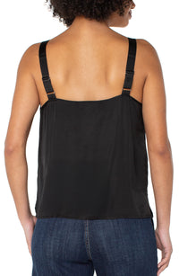 Woven Lace Trim Tank