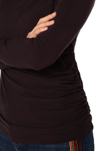 Long Sleeve Mock Neck Top