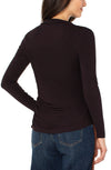 Long Sleeve Mock Neck Top